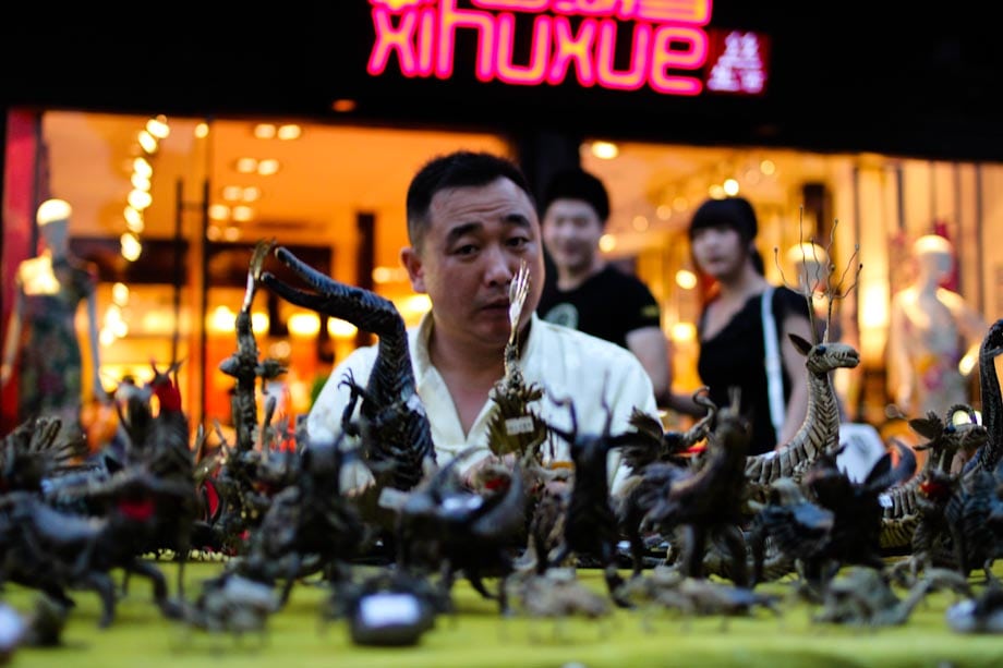 Wushan Square and the night market of Hangzhou