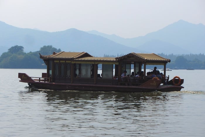 The boats of West Lake